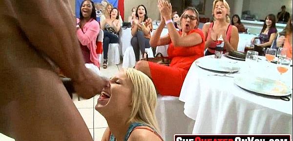  53 Strippers get blown at cfnm sex party  48